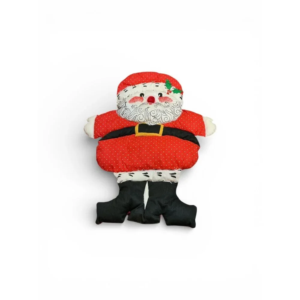 Vintage Handmade Santa Claus Door Hanging Decoration 21.5